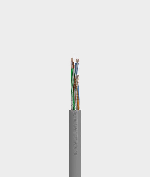 کابل شبکه Cat5e UTP PVC لگراند - نمای کنار