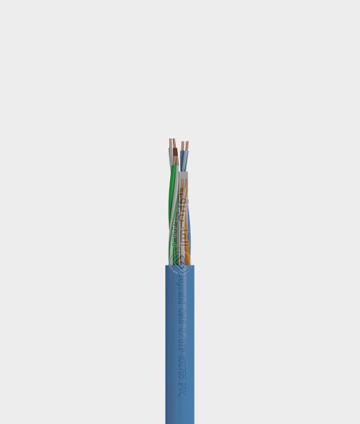 کابل شبکه Cat6 UTP PVC لگراند - نمای کنار