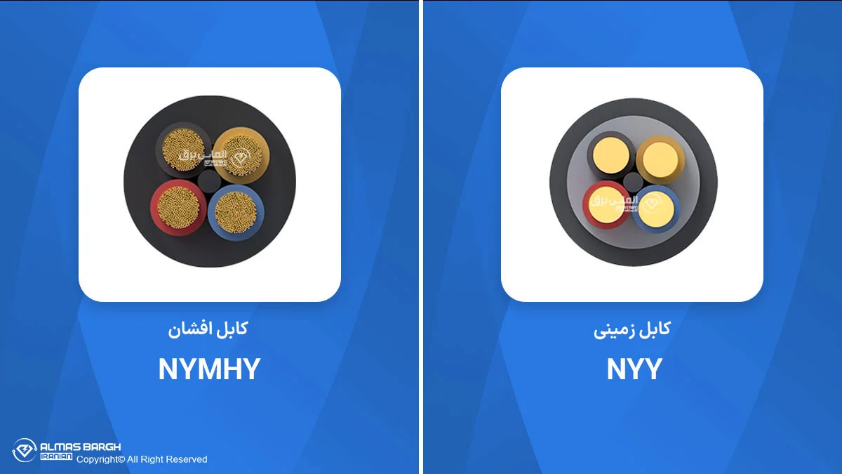 تفاوت کابل NYY و NYMHY