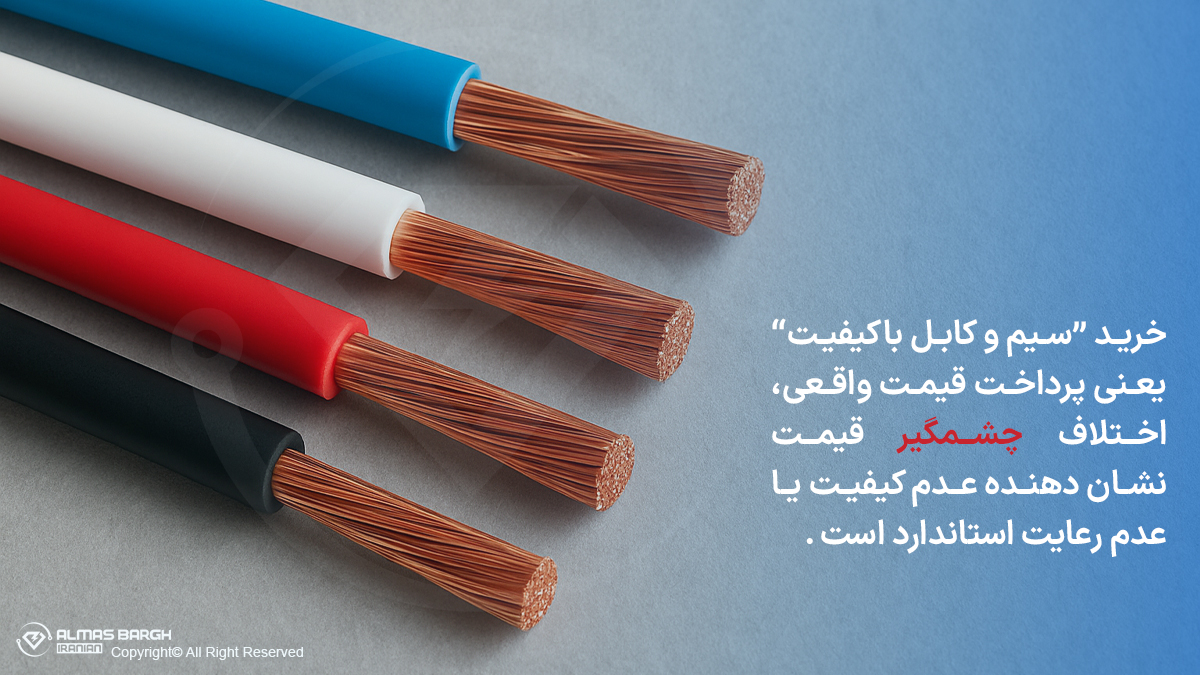 قیمت کابل باکیفیت